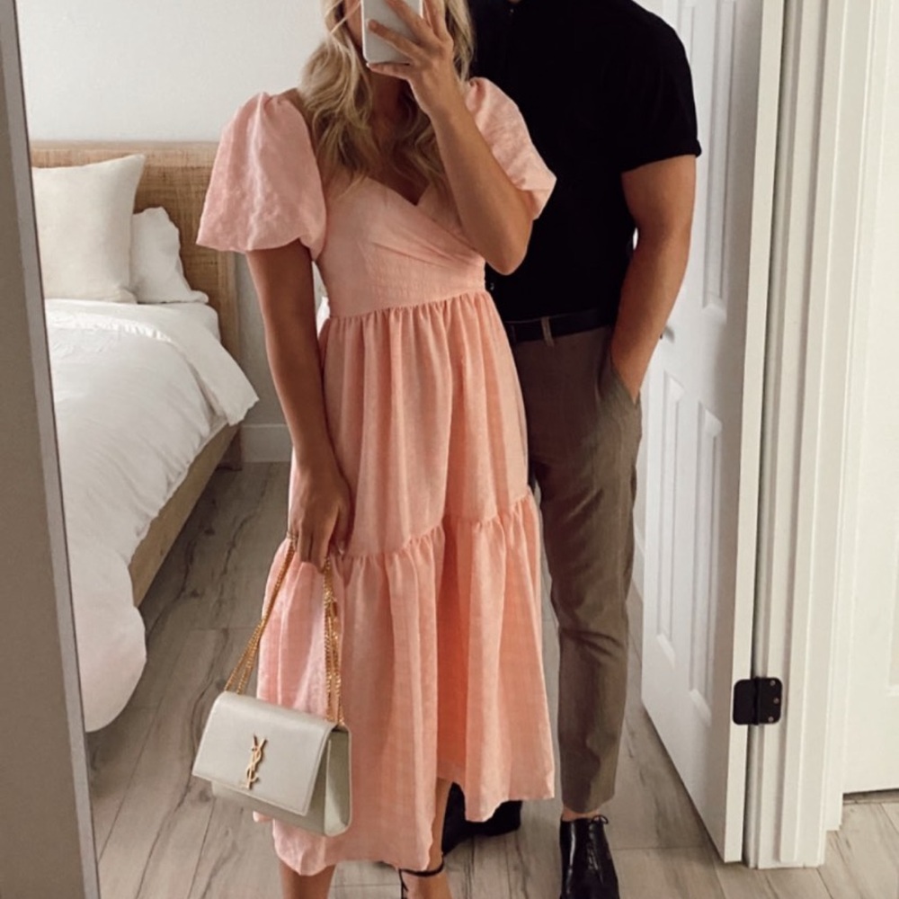 Pink Midi Dress
